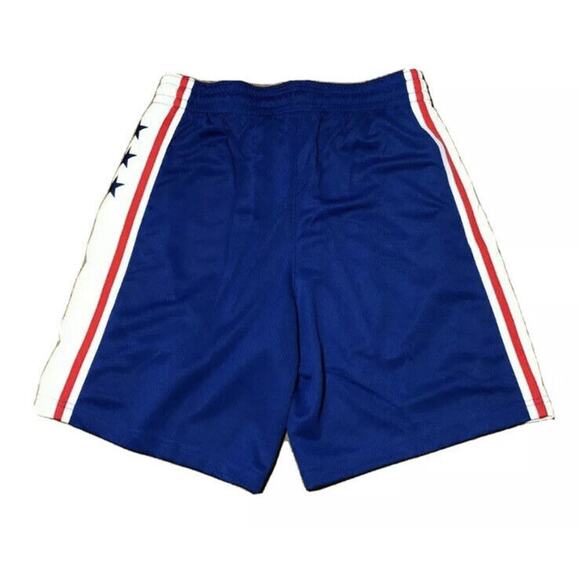Nike Philadelphia 76ers Icon Edition Sz S Mens Shorts Rush Blue CD0485-495 - Picture 2 of 11